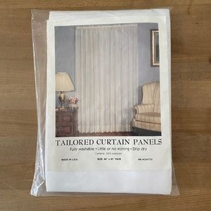 9 Pair Tailored Curtain Panels